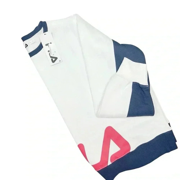 Fila Women’s Crewneck Logo Sweatshirt White Size 1X NWT - Picture 5 of 7
